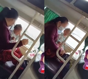 Phẫn nộ: Người phụ nữ tát liên tiếp vào mặt em bé 2 tuổi trên xe khách