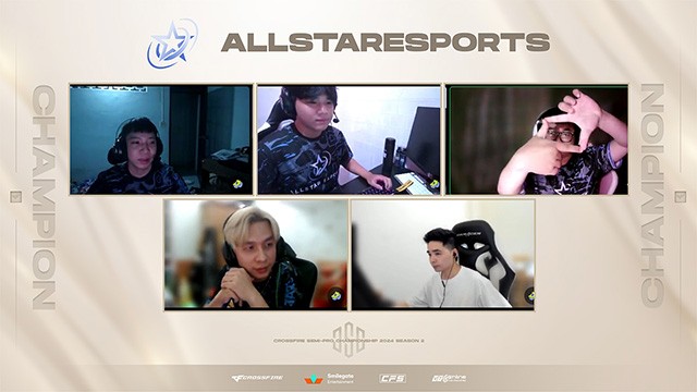 ALLSTARESPORTS trở thành chủ nhân của chức vô địch CSC 2024 Mùa 2