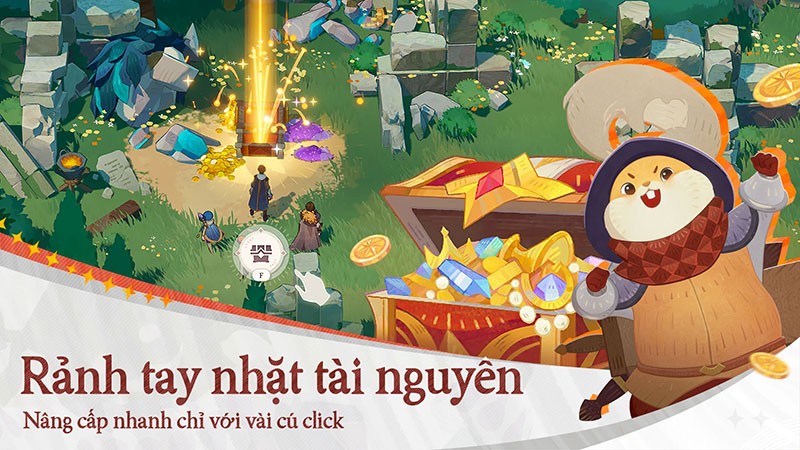 Hành Trình AFK - Game RPG giả tưởng thế giới mở dung lượng nhẹ sắp phát hành tại Việt Nam