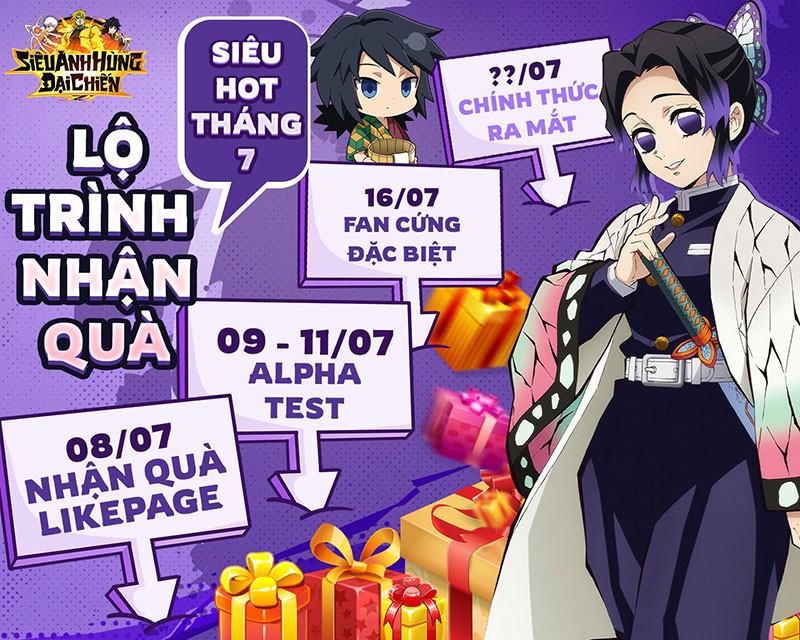 Siêu Anh Hùng Đại Chiến: Game đa vũ trụ anime 3D đều tiên tại Việt Nam mở Alpha Test