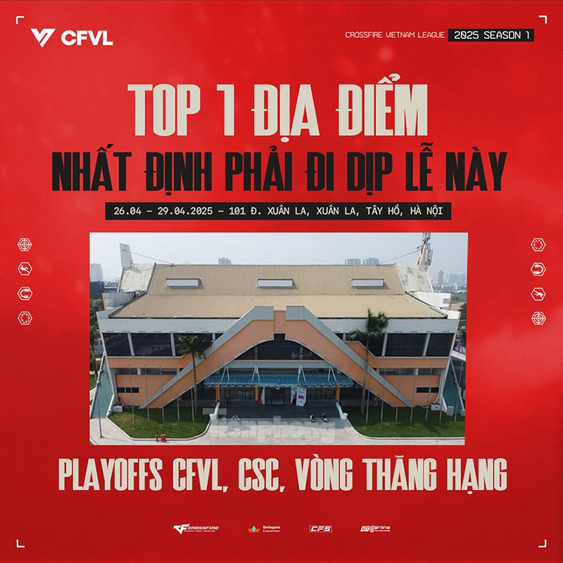 Vòng Playoffs CFVL 2025 Season 1 chính thức khởi tranh tại nhà thi đấu Tây Hồ!