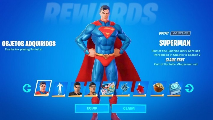 Rò Rỉ Fortnite Kết Hợp cùng Superman Mới trong bộ phim sắp tới của James Gunn