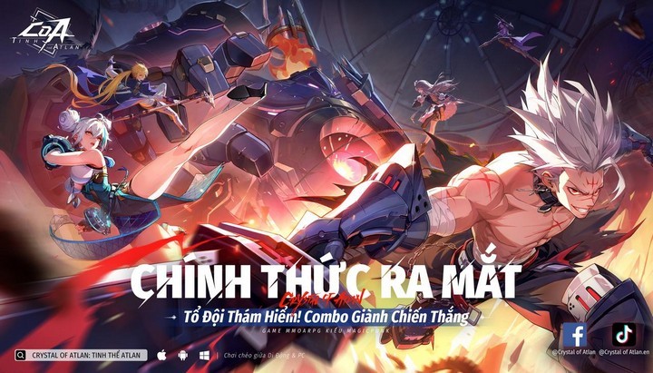 Crystal of Atlan: Tinh Thể Atlan – MMO Magicpunk ĐỘC LẠ phát hành tại thị trường Việt Nam, mang theo “cú đấm huyền thoại” từ One-Punch Man!